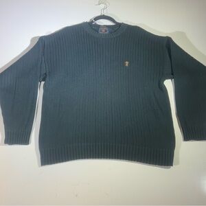 Vintage Forest Green Chaps Ralph Lauren Handframe Sweater